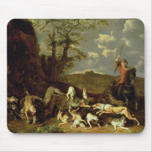 Eine Bärn-Jagd, 1655 Mousepad