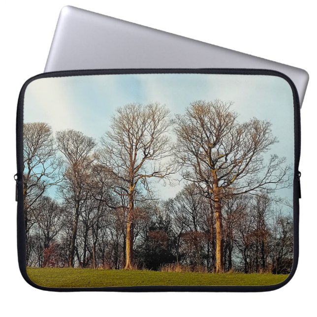 Eine Baumreihe Laptopschutzhülle (Vorderseite)