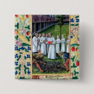 Eine Beerdigung Button