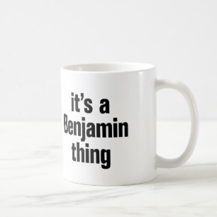 eine Benjamin-Sache Kaffeetasse