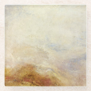 Eine Bergkulisse, Val d’Aosta - Joseph Mallord... Glasuntersetzer