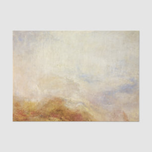 Eine Bergkulisse, Val d’Aosta - Joseph Mallord... Seidenpapier