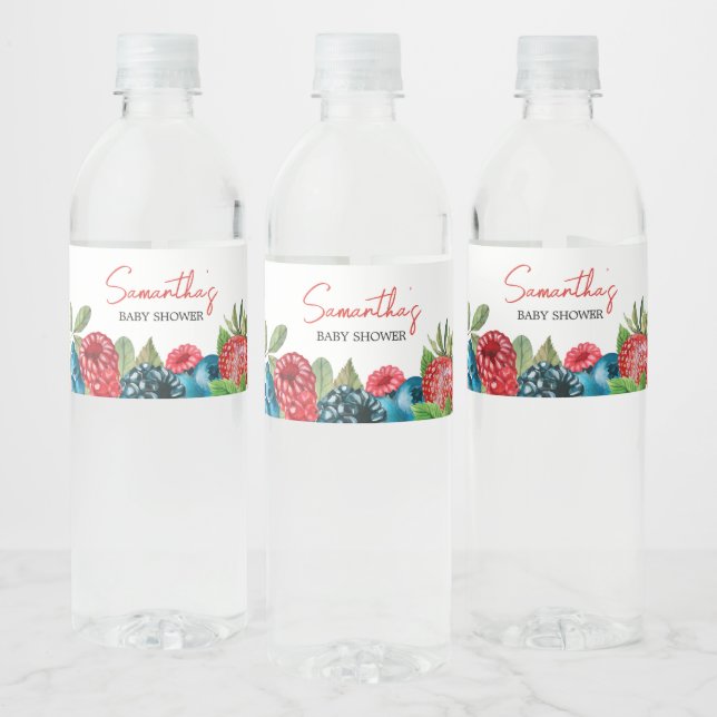 Eine Berry Sweet Baby Dusche (Flaschen)