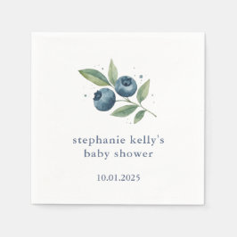 Eine Berry Sweet Baby Dusche Serviette