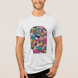 Eine berühmte Szene neu, aber mit Tieren Tri-Blend Shirt