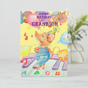Eine besondere Grandson Birthday Grußkarte Dankeskarte