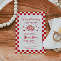 Eine besondere Lieferung Pizza Baby Shower