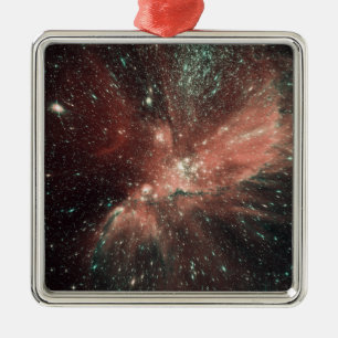 Eine Bevölkerung des Säuglings ist in der Ornament Aus Metall