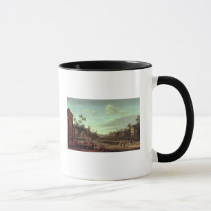 Eine bewaldete Fluss-Landschaft, 1646 Tasse