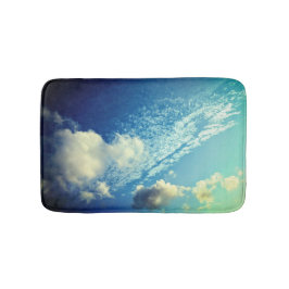 Eine Bewölkung Badematte