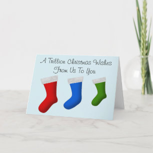 Eine Billion Weihnachten wünscht von uns zu dir