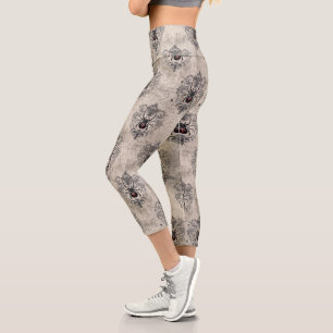 Eine Black Widow-Serie Design #17 Capri Leggings