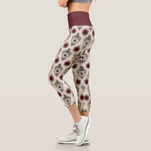 Eine Black Widow-Serie Design #25 Capri Leggings