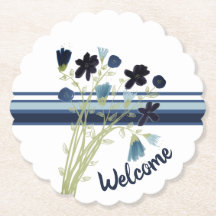 Eine blaue Blume der Marine