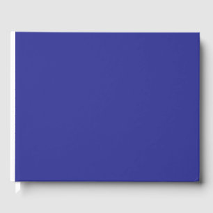 eine blaue Wand mit Uhr Gästebuch