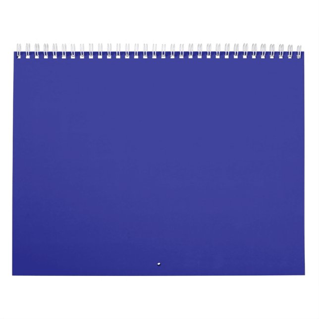 eine blaue Wand mit Uhr Kalender (Titelbild)