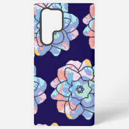 Eine Blume aus Farbflecken Samsung Galaxy Hülle