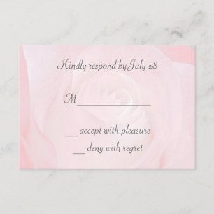 Eine Blume für meine Liebe-RSVP-Karten RSVP Karte