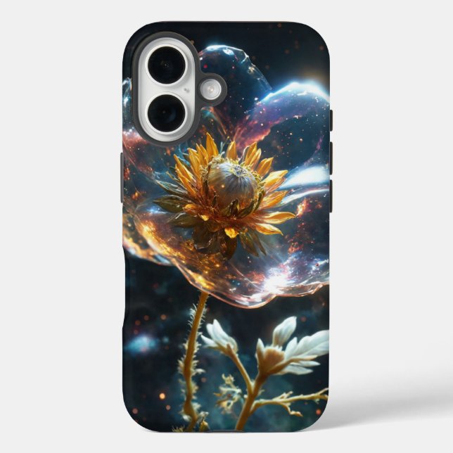 Eine Blume iPhone 16 Hülle (Rückseite)