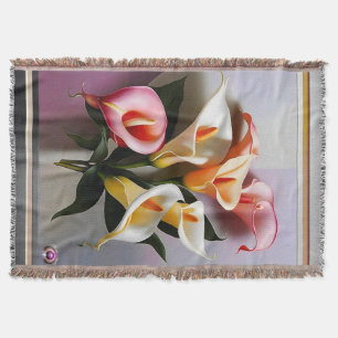 Eine Blütenpracht von Calla-Lilien in Pastellfarbe Decke