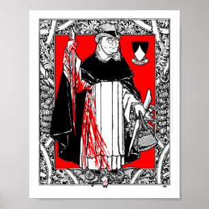 Eine blutige Habit Cover Art Print Poster