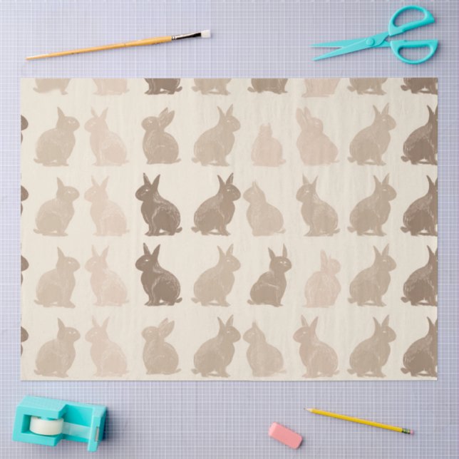 Eine Boho-Oster-Serie Design #5 Seidenpapier (Basteln)