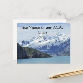 Eine Bön-Fahrkarte für eine Alaska-Kreuzfahrt Postkarte