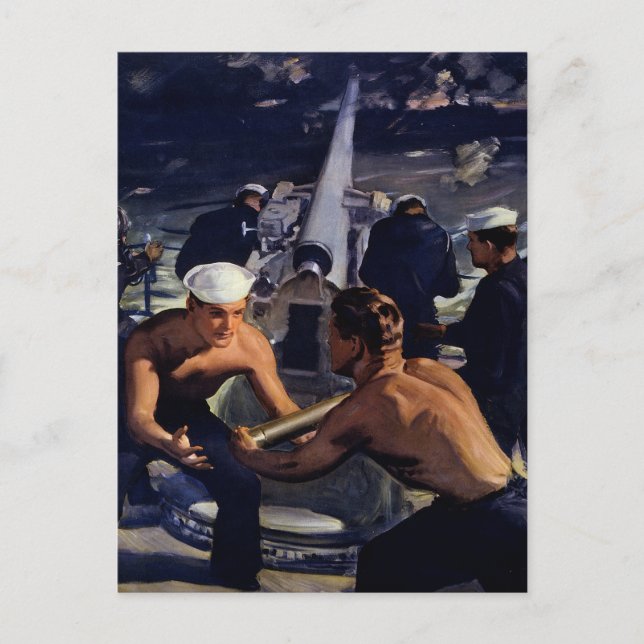 Eine Botschaft aus Amerika Postkarte (Vorderseite)