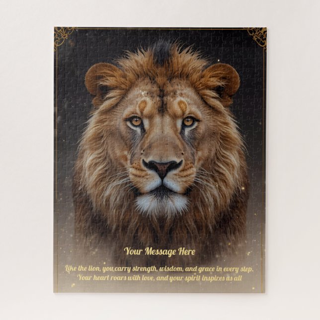 Eine Botschaft der Liebe auf deiner Lion (Vertikal)