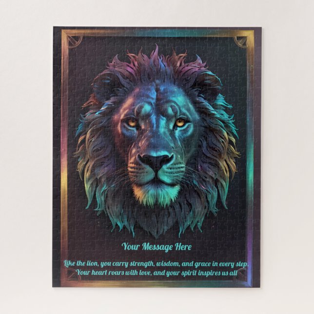 Eine Botschaft der Liebe auf deiner Lion (Vertikal)
