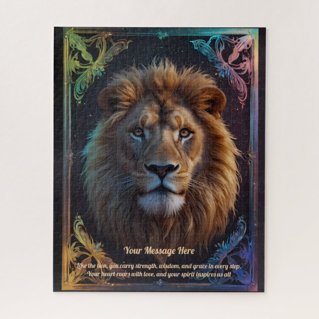 Eine Botschaft der Liebe auf deiner Lion (Vertikal)
