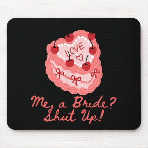 Eine Braut schaltet Junggeselinnen-Abschied Bridal Mousepad