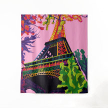Eine bunte Feier zum Eiffelturm