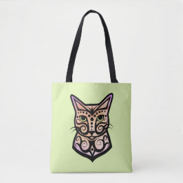 Eine bunte Katze #1 Tasche