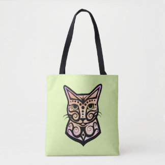Eine bunte Katze #1 Tasche
