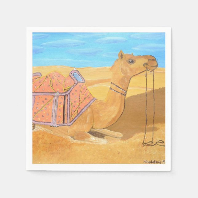Eine Camel-Papierserviette Serviette (Vorderseite)