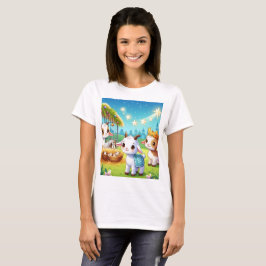 eine Cartoon-Abbildung einer landwirtschaftlich ge T-Shirt