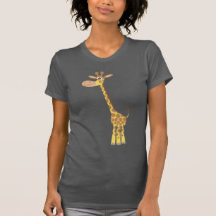 Eine Cartoon-Giraffe T - Shirt Frauen
