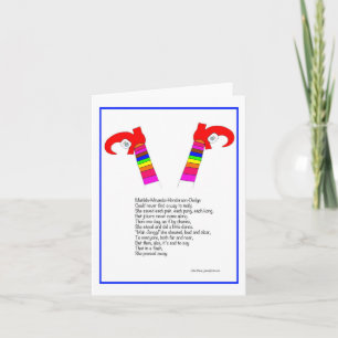 Eine Cautionary Tale Mah Jongg Note Card Karte
