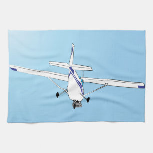 Eine Cessna im Flug Geschirrtuch