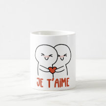 Eine charmante Serie von romantischen Illustration
