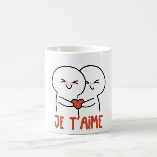 Eine charmante Serie von romantischen Illustration Kaffeetasse
