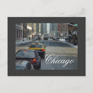 Eine Chicago Winter Postkarte