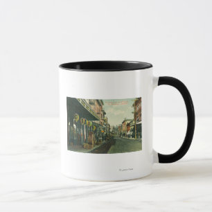 Eine Chinatown Street-Szene Tasse