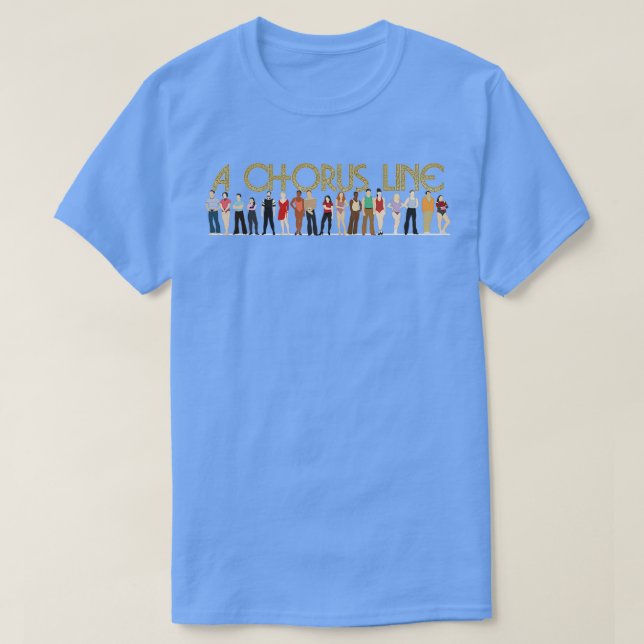 Eine Chorlinie  T-Shirt (Design vorne)