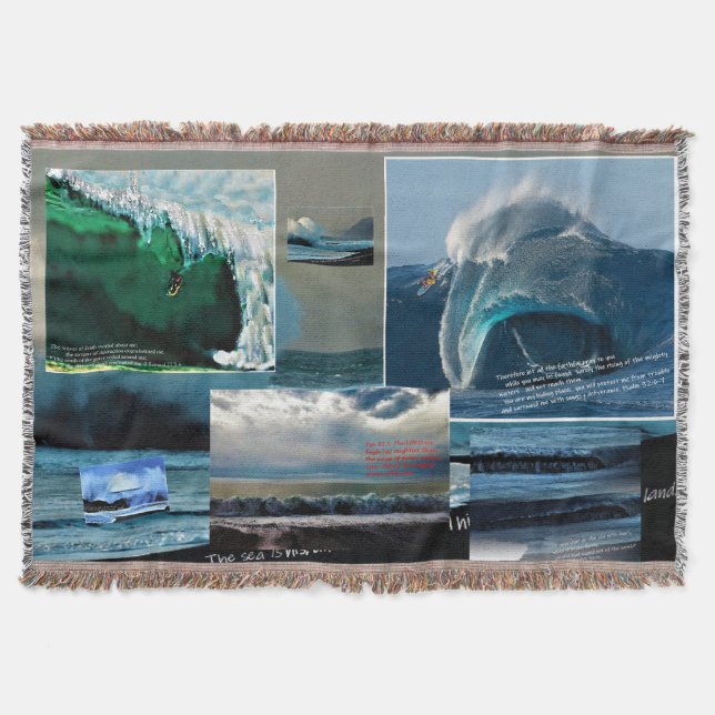 Eine Christliche Surfdecke Decke (Vorderseite)
