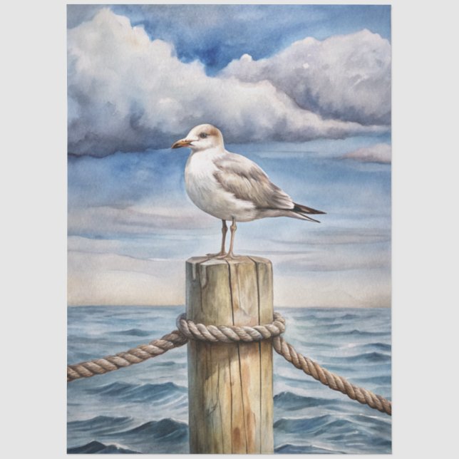 Eine Coastal Series Design 38 Seidenpapier (Vorderseite)