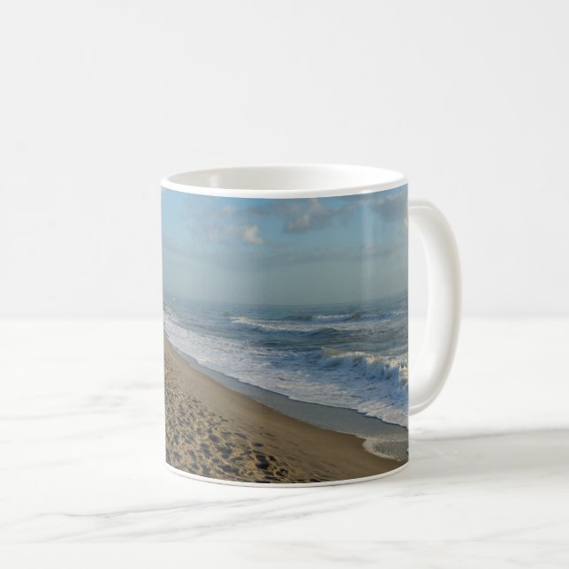 Eine Cocoa Beach Morgens Coffee Tasse (VorderseiteRechts)