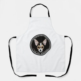 Eine Coole Original Chihuahua Black & Brown Grafik Schürze