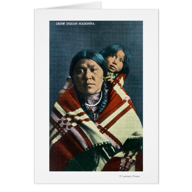 Eine Crow Indian Madonna und Kind (Vorne)